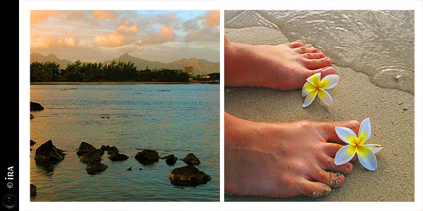 KERUCOV .ro - Travel Articles And Photography - Degetele vesele la plimbare pe plaja din Mauritius - Ira - destinatii de vacanta