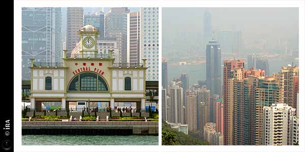KERUCOV .ro - Intreaga lume vazuta in zbor - Ceata si zgarie-norii de pe Insula Hong Kong din China - Ira - destinatii de vacanta